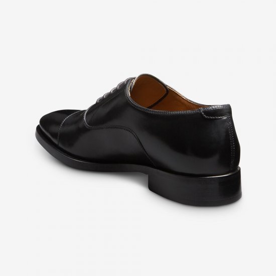Allen Edmonds Siena Cap Stitch Oxford Dress Shoe Black F84363mQ
