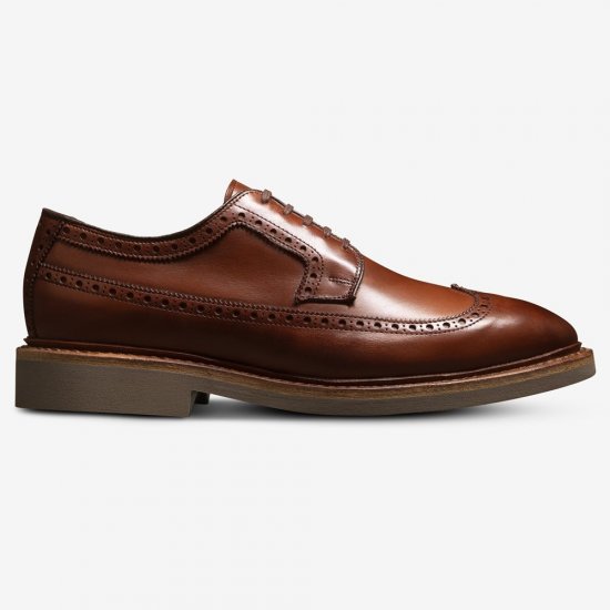 Allen Edmonds William Wingtip Derby Dark Chili Leather e9KRB9rJ