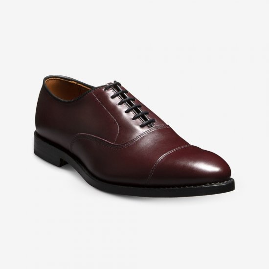 Allen Edmonds Park Avenue Cap-toe Oxford Dress Shoe Burgundy Leather ix9O3igE