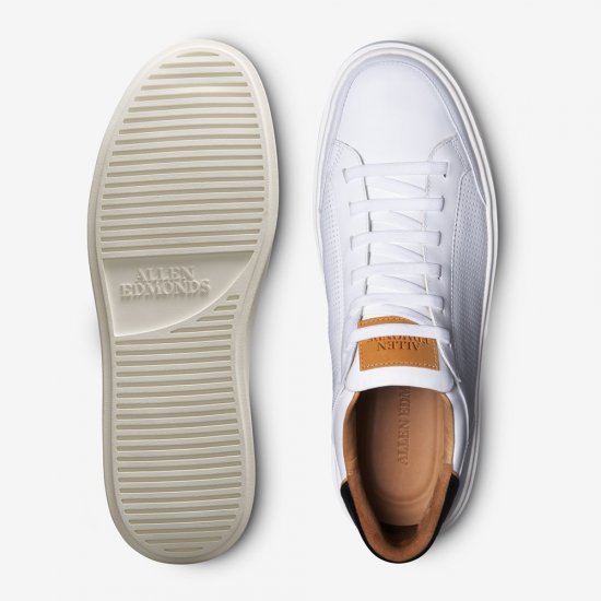 Allen Edmonds Oliver Slip-on Stretch-lace Sneaker White Leather yQhOTVba