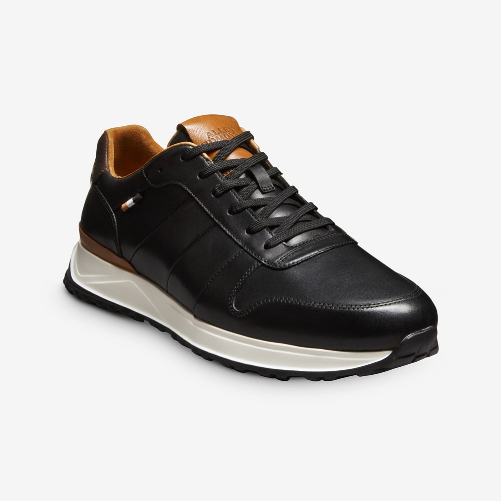 Allen Edmonds Lawson Lace-up Sneaker Black Leather BIOa1Ovw