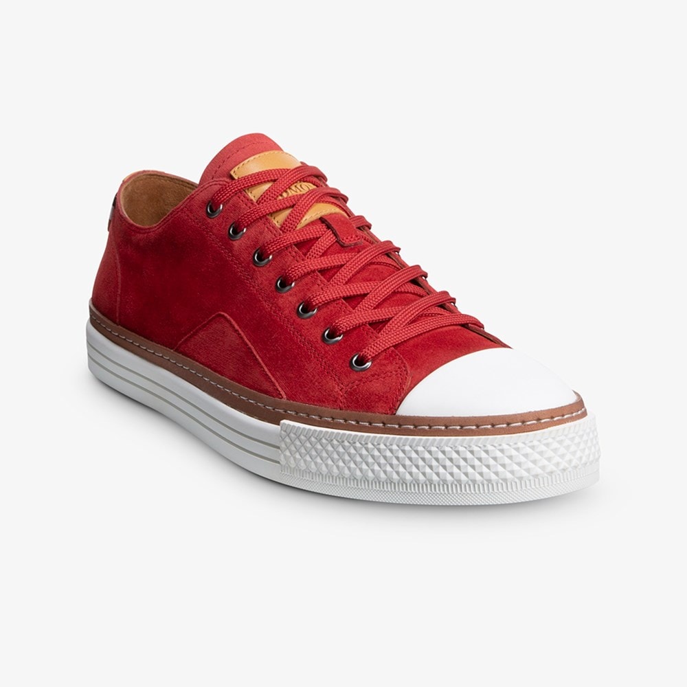 Allen Edmonds Pasadena Sneaker Crimson Red Suede DAksuqxT