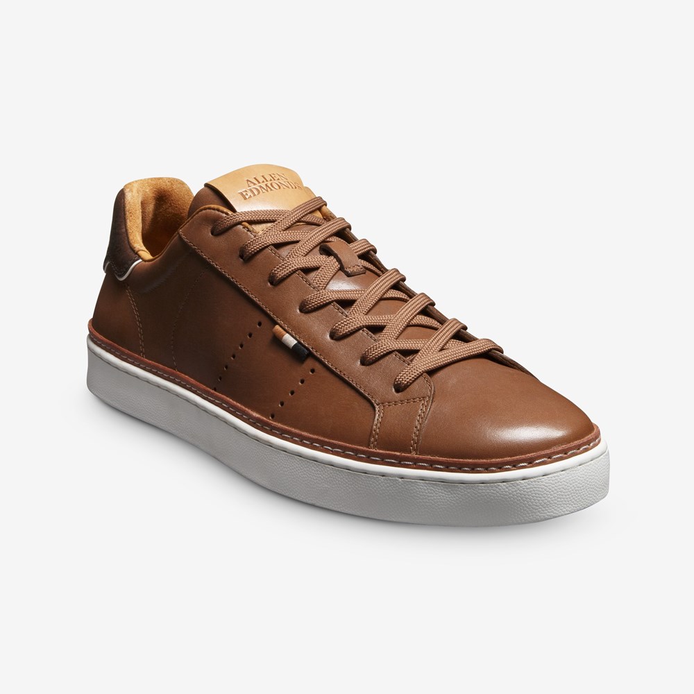 Allen Edmonds Alpha Lace-up Sneaker Tan Leather K74WlFQq