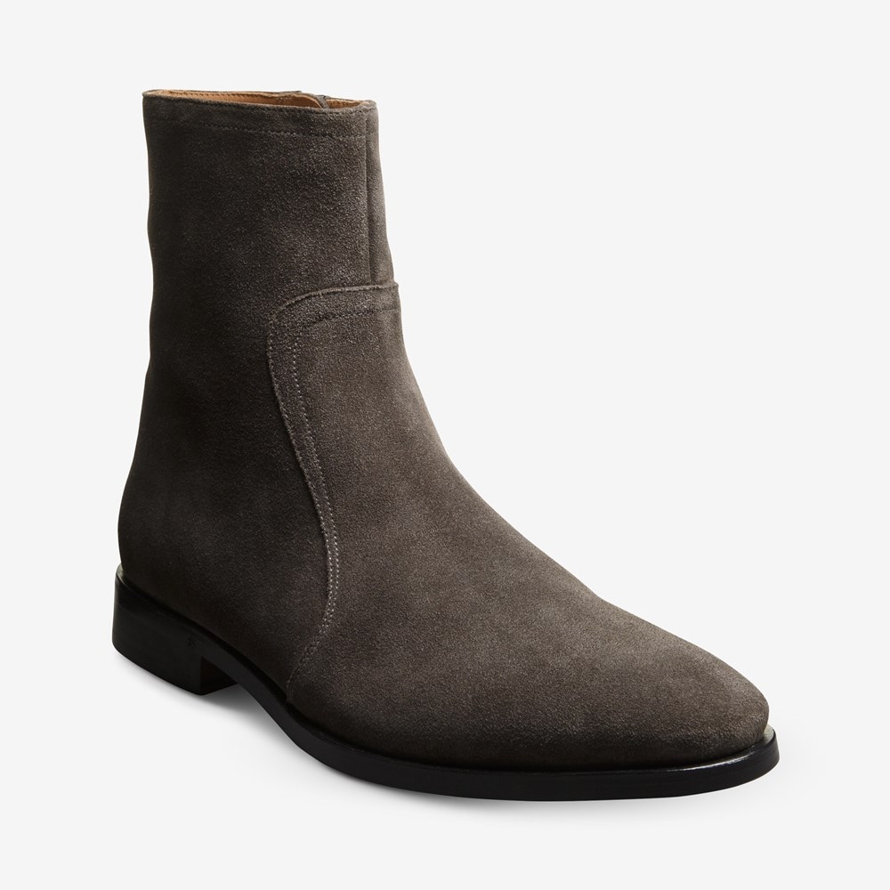 Allen Edmonds Siena Zip-up Boot Grey Suede atK2AZkz