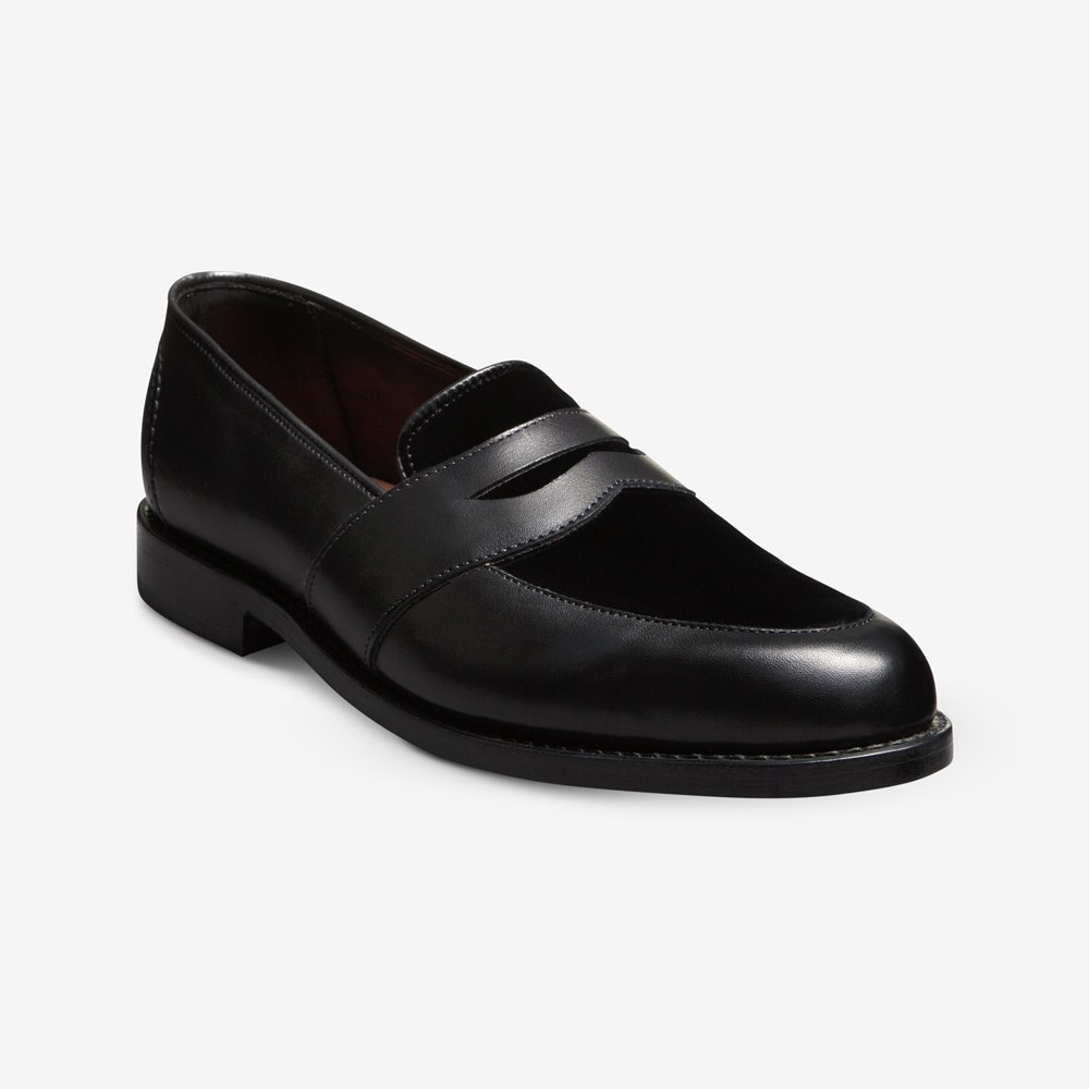 Allen Edmonds Randolph Penny Loafer Black Velvet ejt5PkTM