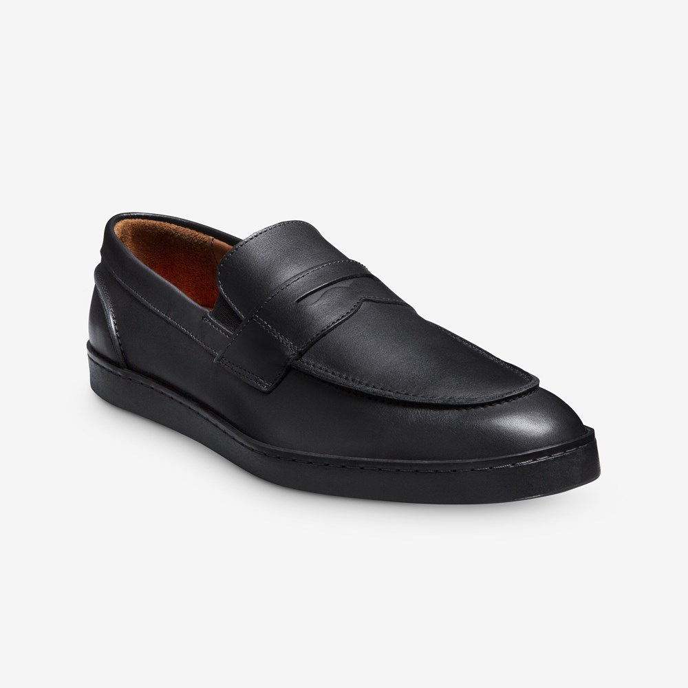 Allen Edmonds Randolph Slip-on Sneaker Black Leather hLRBxm6l