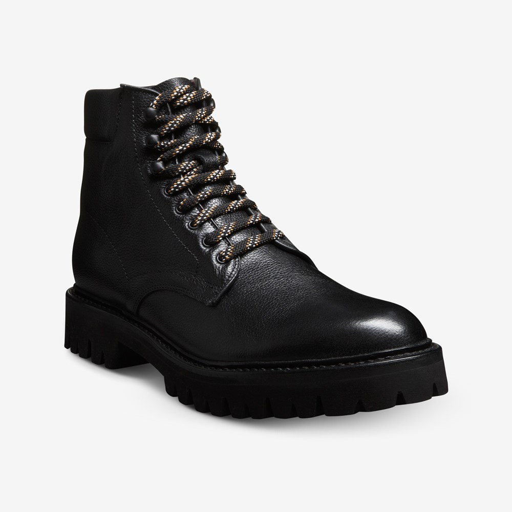 Allen Edmonds Higgins Mill Hiker Boot Black Leather jIgmoldN