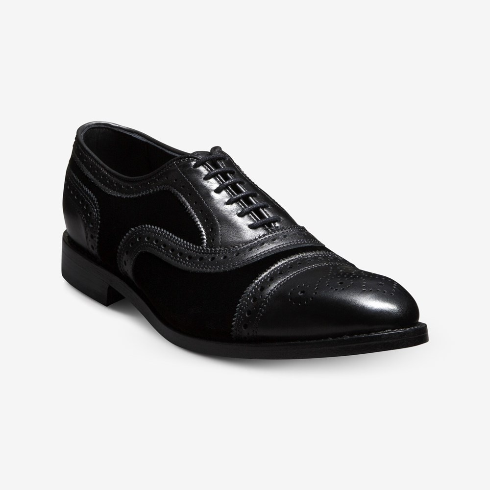 Allen Edmonds Strand Cap-toe Oxford Dress Shoe Black Velvet ntxa7U2s