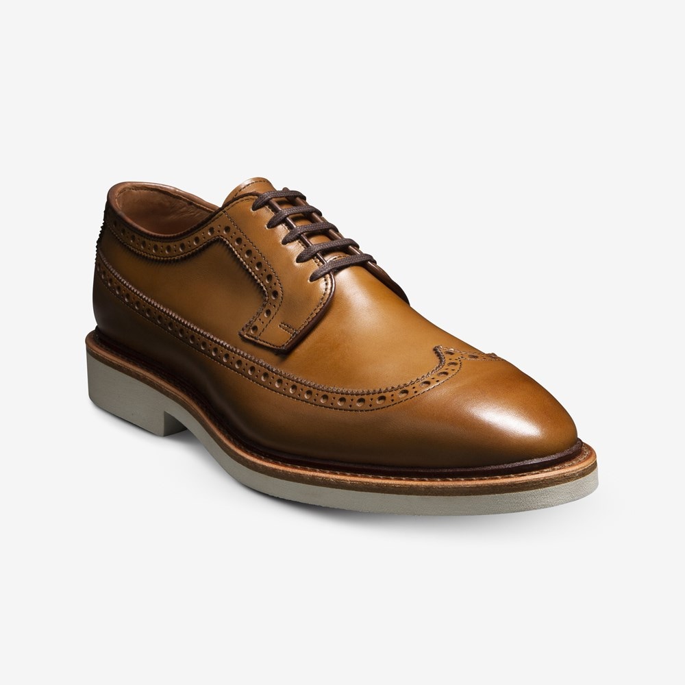 Allen Edmonds William Wingtip Derby Walnut Leather zPL432s2